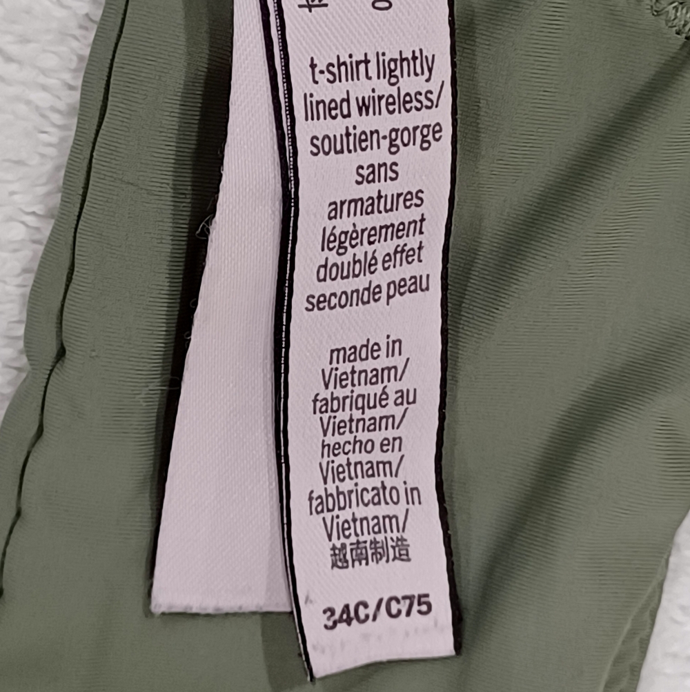 Victoria's Secret Lightly Lined Wireless T-Shirt Bra, Size 34C - Picture 16 of 16